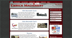 Desktop Screenshot of emrickmachinery.com